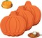 3 Pack - 7 Inch Silicone Fall Cake Pan Molds (Pumpkin)